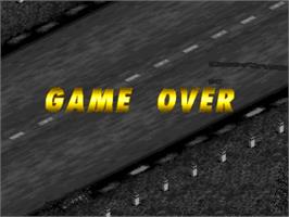Game Over Screen for Mille Miglia 2: Great 1000 Miles Rally.