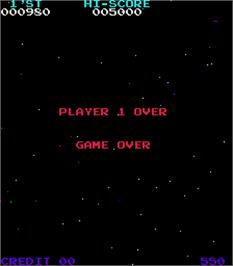 Game Over Screen for Moon Quasar.