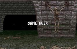 Game Over Screen for Mortal Kombat.