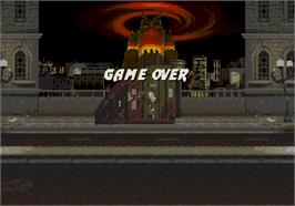 Game Over Screen for Mortal Kombat 3.