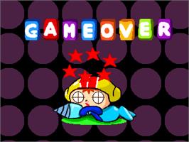 Game Over Screen for Mr. Dig.