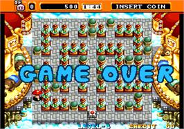 Game Over Screen for Neo Bomberman.