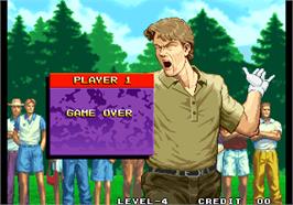 Game Over Screen for Neo Turf Masters / Big Tournament Golf.