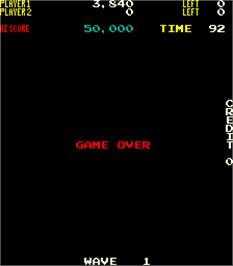 Game Over Screen for Nibbler.