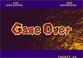 Game Over Screen for Nightmare in the Dark.