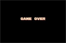Game Over Screen for Ninja Spirit.
