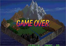 Game Over Screen for Over Top.