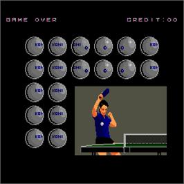Game Over Screen for Ping Pong Masters '93.