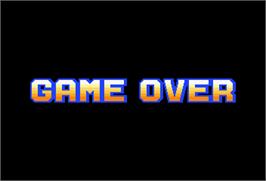 Game Over Screen for Pipe Dream.