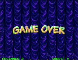 Game Over Screen for Point Blank.