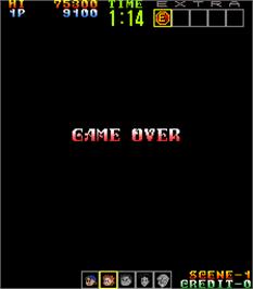 Game Over Screen for Psychic 5.