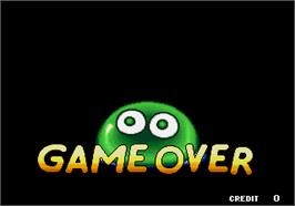 Game Over Screen for Puyo Puyo 2.