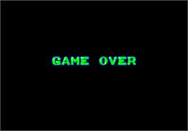 Game Over Screen for Puzzle Bobble.