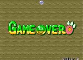 Game Over Screen for Puzzle Bobble 2X.