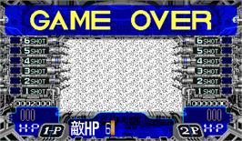 Game Over Screen for Quiz DNA no Hanran.