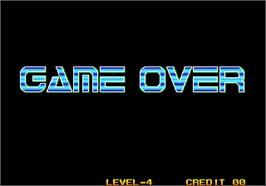 Game Over Screen for Quiz King of Fighters.