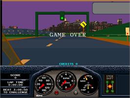 Game Over Screen for Race Drivin'.
