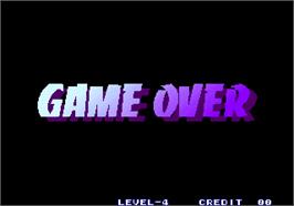 Game Over Screen for Ragnagard / Shin-Oh-Ken.