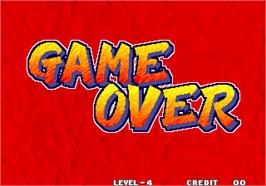 Game Over Screen for Real Bout Fatal Fury / Real Bout Garou Densetsu.