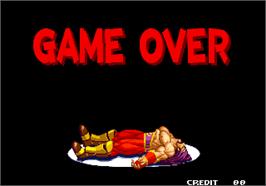 Game Over Screen for Real Bout Fatal Fury 2 - The Newcomers.