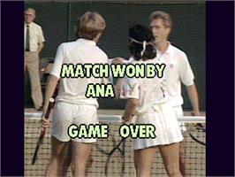 Game Over Screen for Reality Tennis.