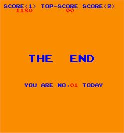 Game Over Screen for Red Alert.