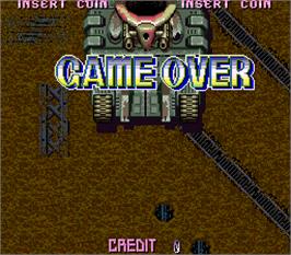 Game Over Screen for Red Hawk.