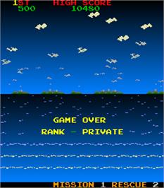 Game Over Screen for Rescue.