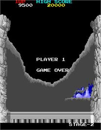 Game Over Screen for Return of the Invaders.