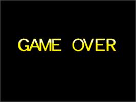 Game Over Screen for Ridge Racer.