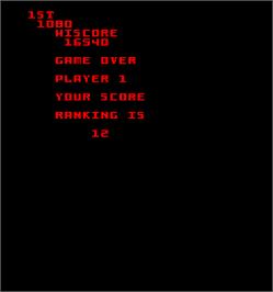 Game Over Screen for Satan's Hollow.