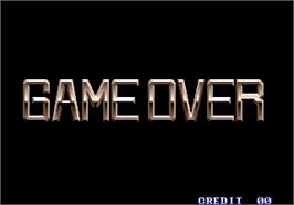Game Over Screen for Shock Troopers.