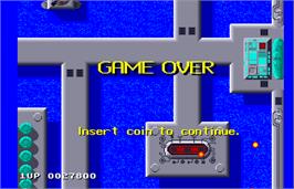 Game Over Screen for Sidewinder.