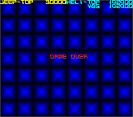 Game Over Screen for Silk Worm.