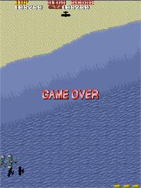 Game Over Screen for Sky Shark.