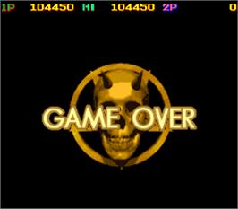 Game Over Screen for Snow Brothers 3 - Magical Adventure.