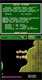 Game Over Screen for Solar Jetman.