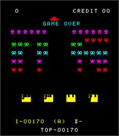 Game Over Screen for Space Fever.