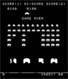 Game Over Screen for Space Invaders / Space Invaders M.