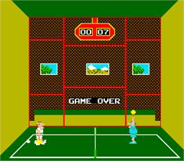 Game Over Screen for Squash.