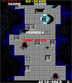 Game Over Screen for Star Force.
