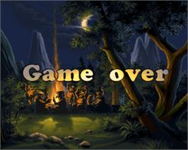 Game Over Screen for Stone Ball.