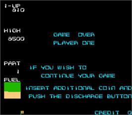 Game Over Screen for Strategy X.