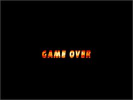 Game Over Screen for Street Fighter EX 2 Plus.