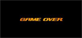Game Over Screen for Street Fighter EX Plus.