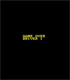 Game Over Screen for Street Heat.