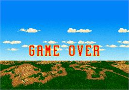 Game Over Screen for Strike Fighter.