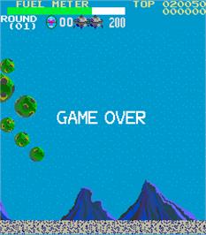 Game Over Screen for Submarine.