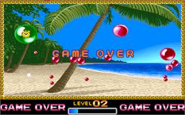 Game Over Screen for Super Buster Bros..