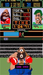 Game Over Screen for Super Punch-Out!!.